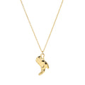 Modern Kick Ass Boot Necklace with Dainty Chain