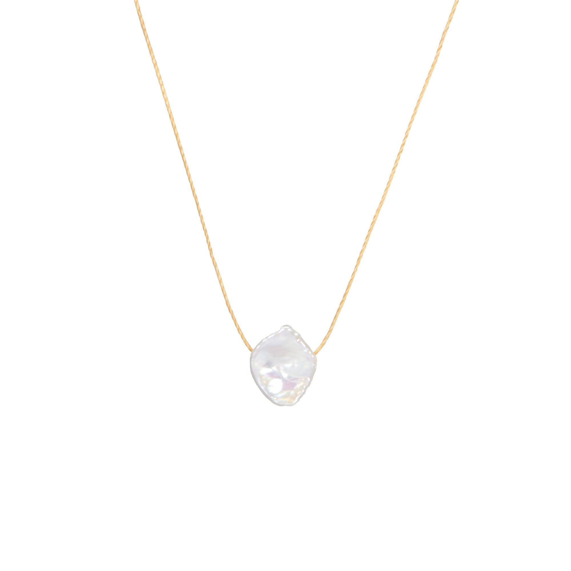 Keshi Pearl Make A Wish Necklace