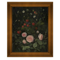 Still Life with Strawberries and Roses