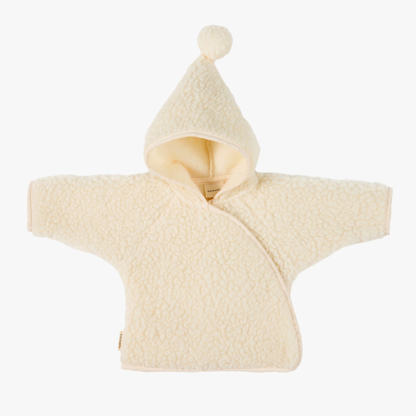 BINIBAMBA Merino Wool Snugglejacket - Milk