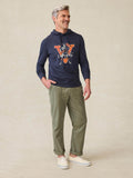 University of Virginia Sunwashed Organic Hoodie - Blue Nights