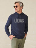 University of Connecticut Sunwashed Organic Hoodie - Blue Nights