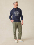 University of Pennsylvania Sunwashed Organic Hoodie - Blue Nights