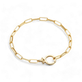 Mint Paperclip Bracelet
