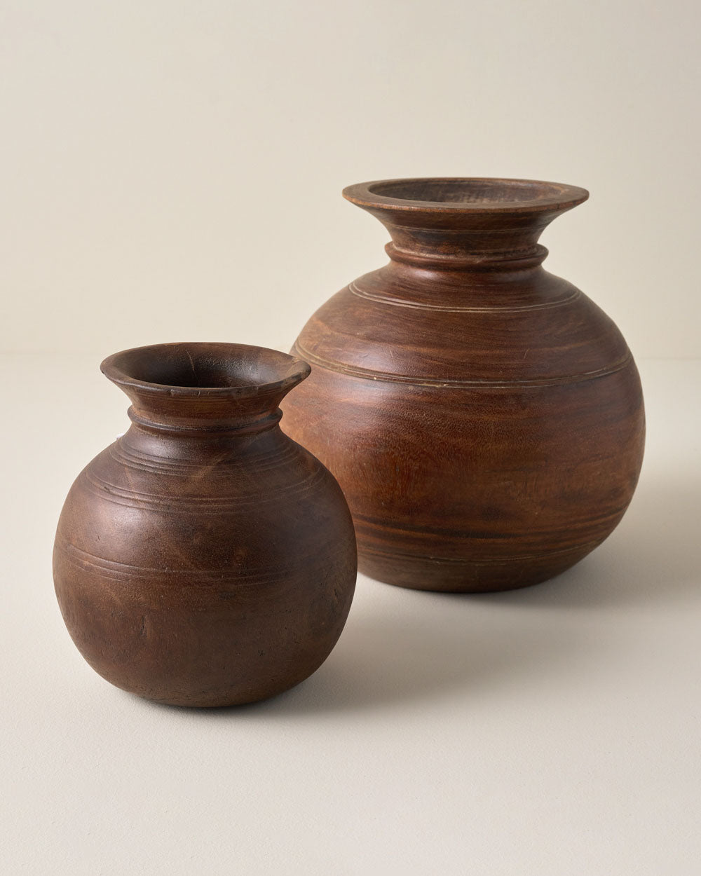 Theo Aged Wood Vase