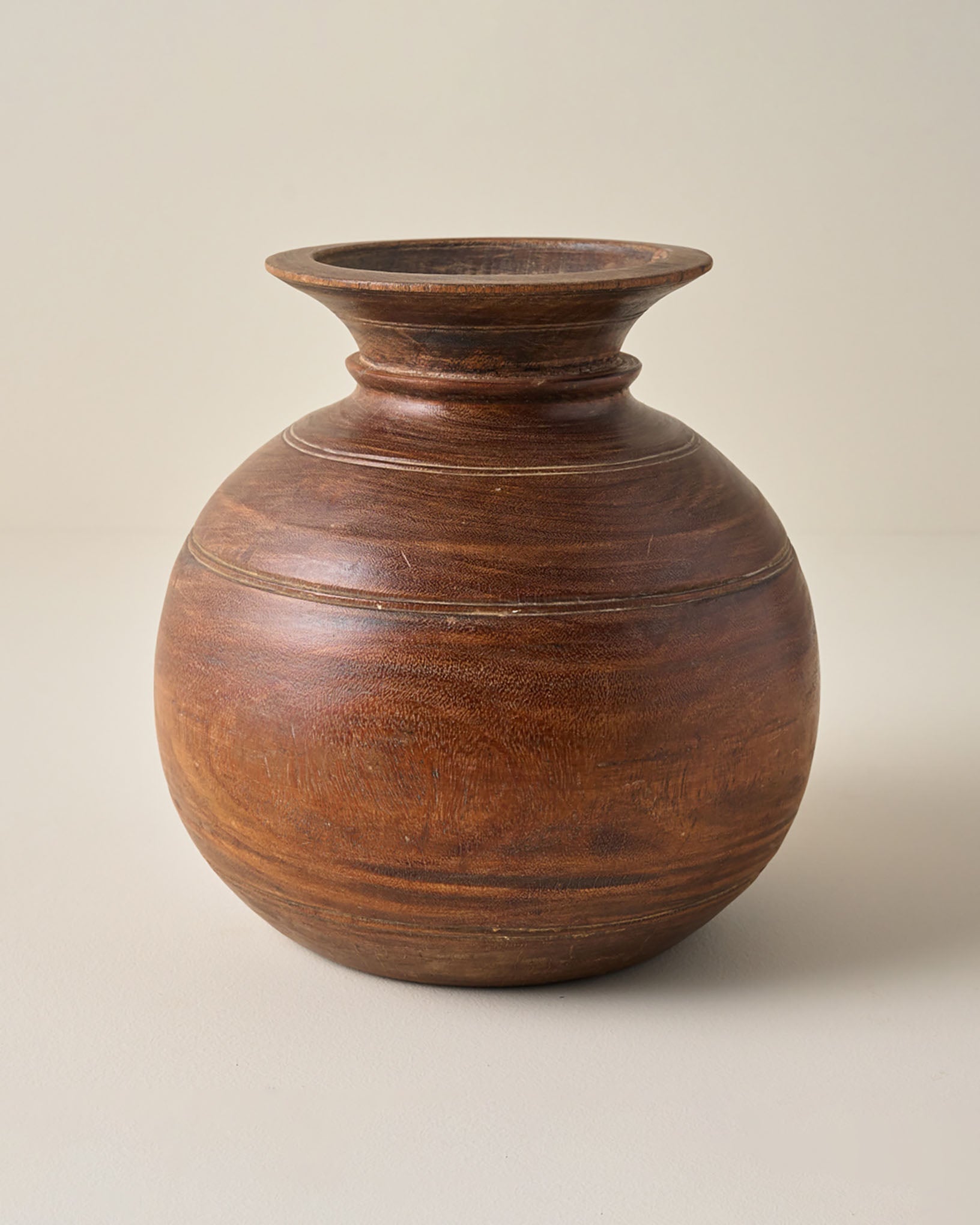 Theo Aged Wood Vase