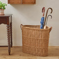 Natural Rattan Console Basket