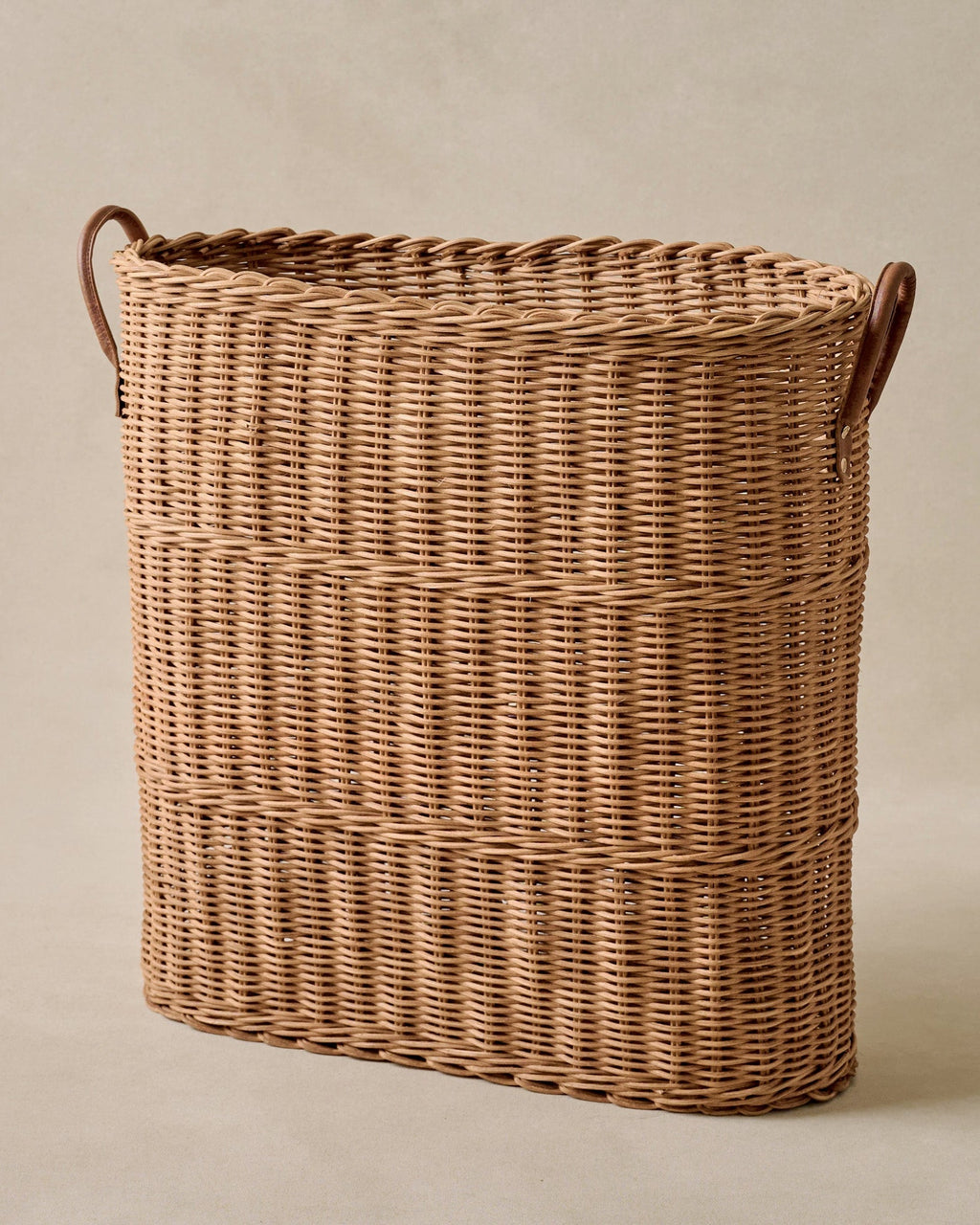 Natural Rattan Console Basket