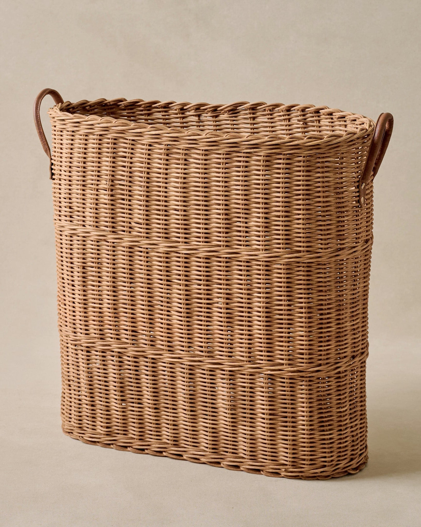 Natural Rattan Console Basket