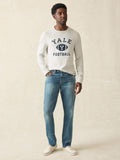 Yale Sunwashed Slub Crew - Light Grey Heather