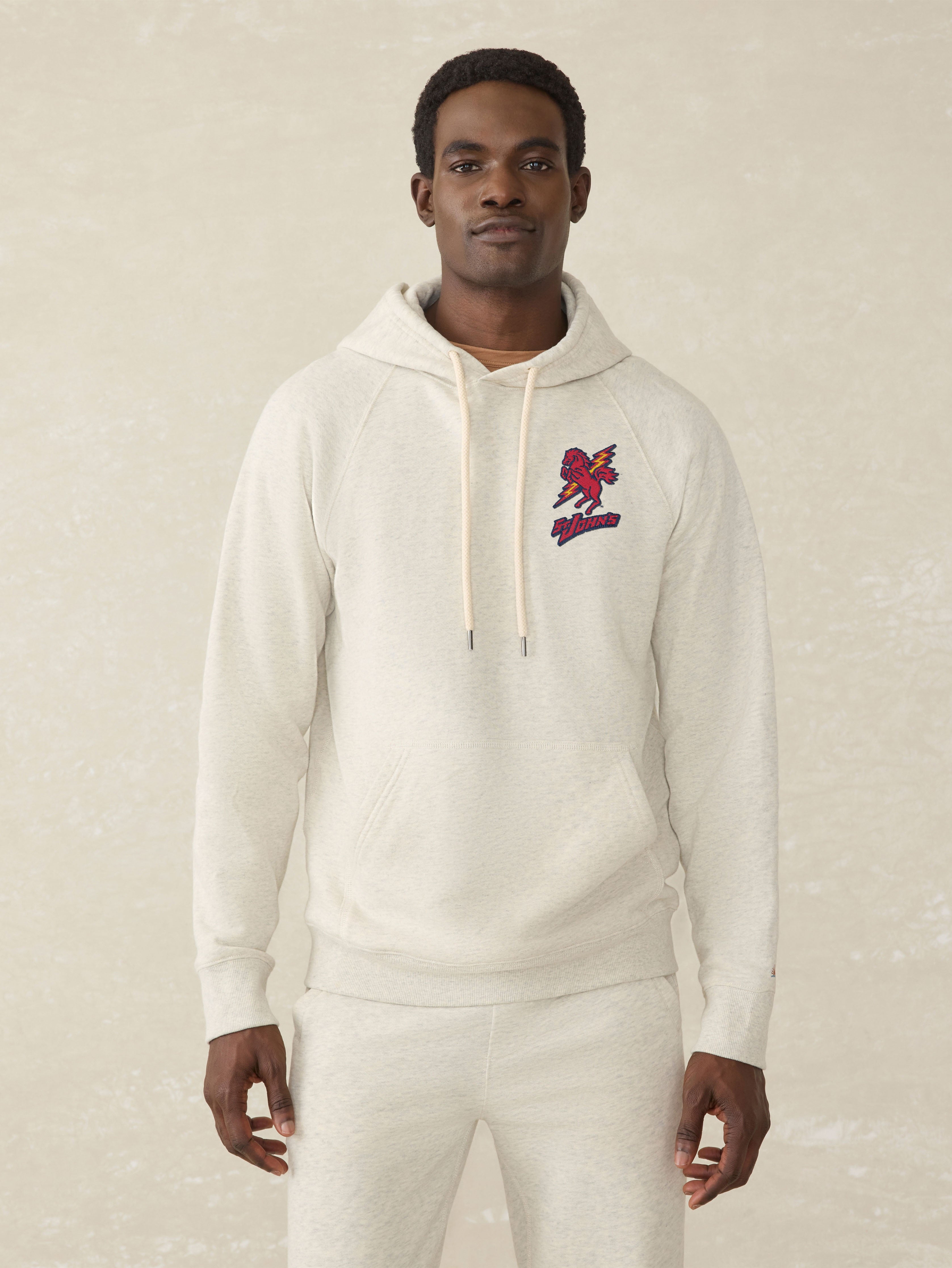 St. John's University High Standard Hoodie - Antique Ivory Heather