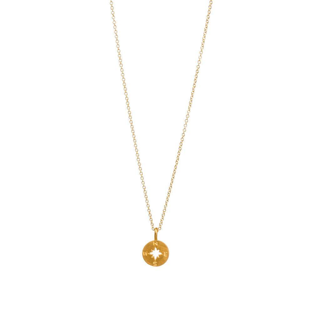 Going Places Compass Necklace