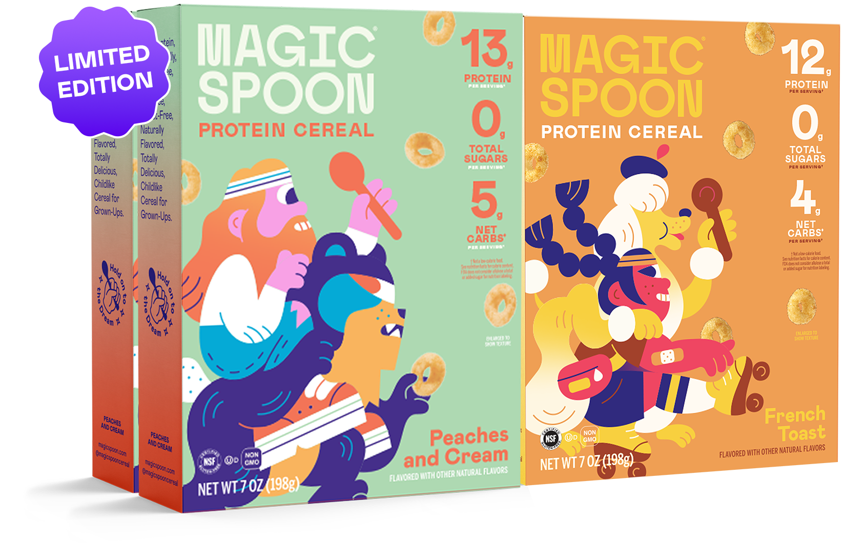 Peaches & Cream + French Toast - 1 case (4 boxes)