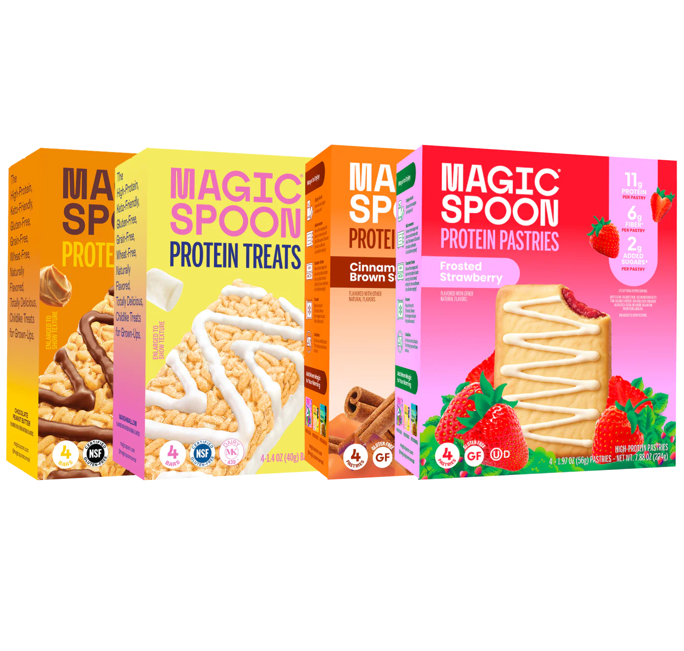 Snack Time Favorites - 2 boxes of Treats, 2 boxes of Pastries