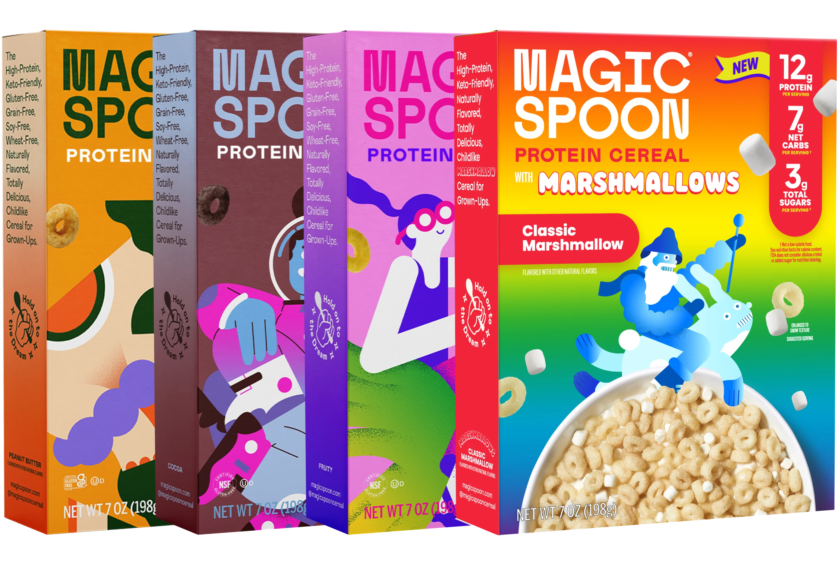 Variety 4 - Protein Cereal + Protein Cereal with Marshmallows