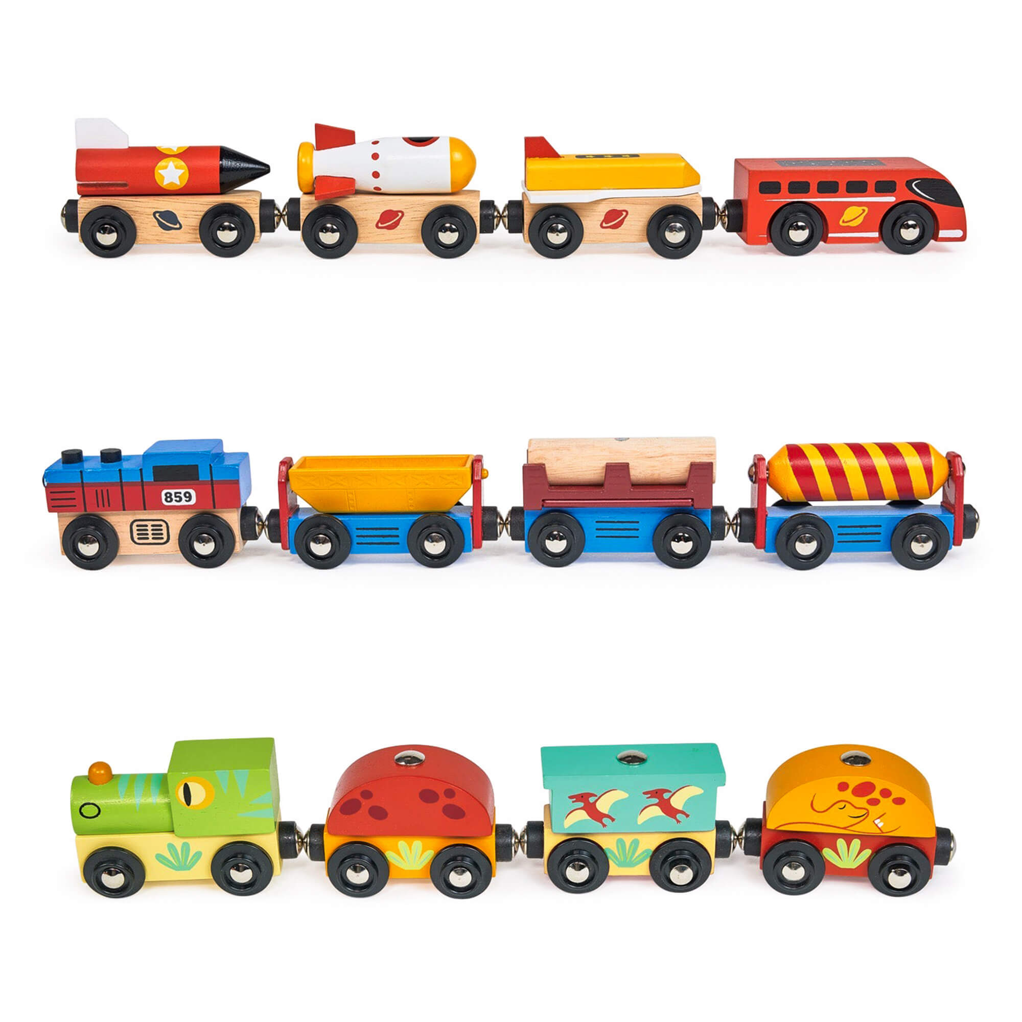 Adventure Wooden Trains Bundle