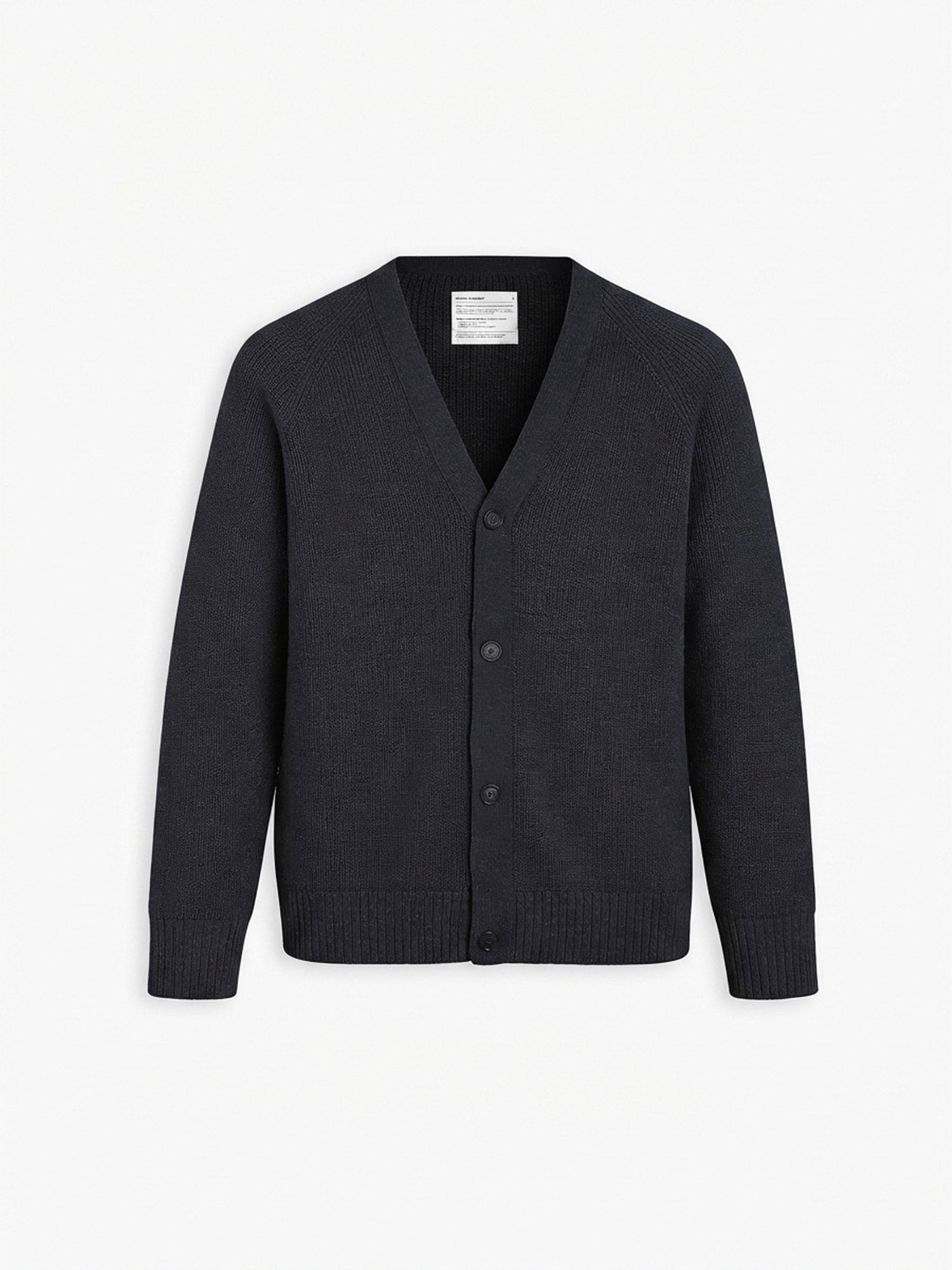 Men's Travel Merino Cardigan - Black