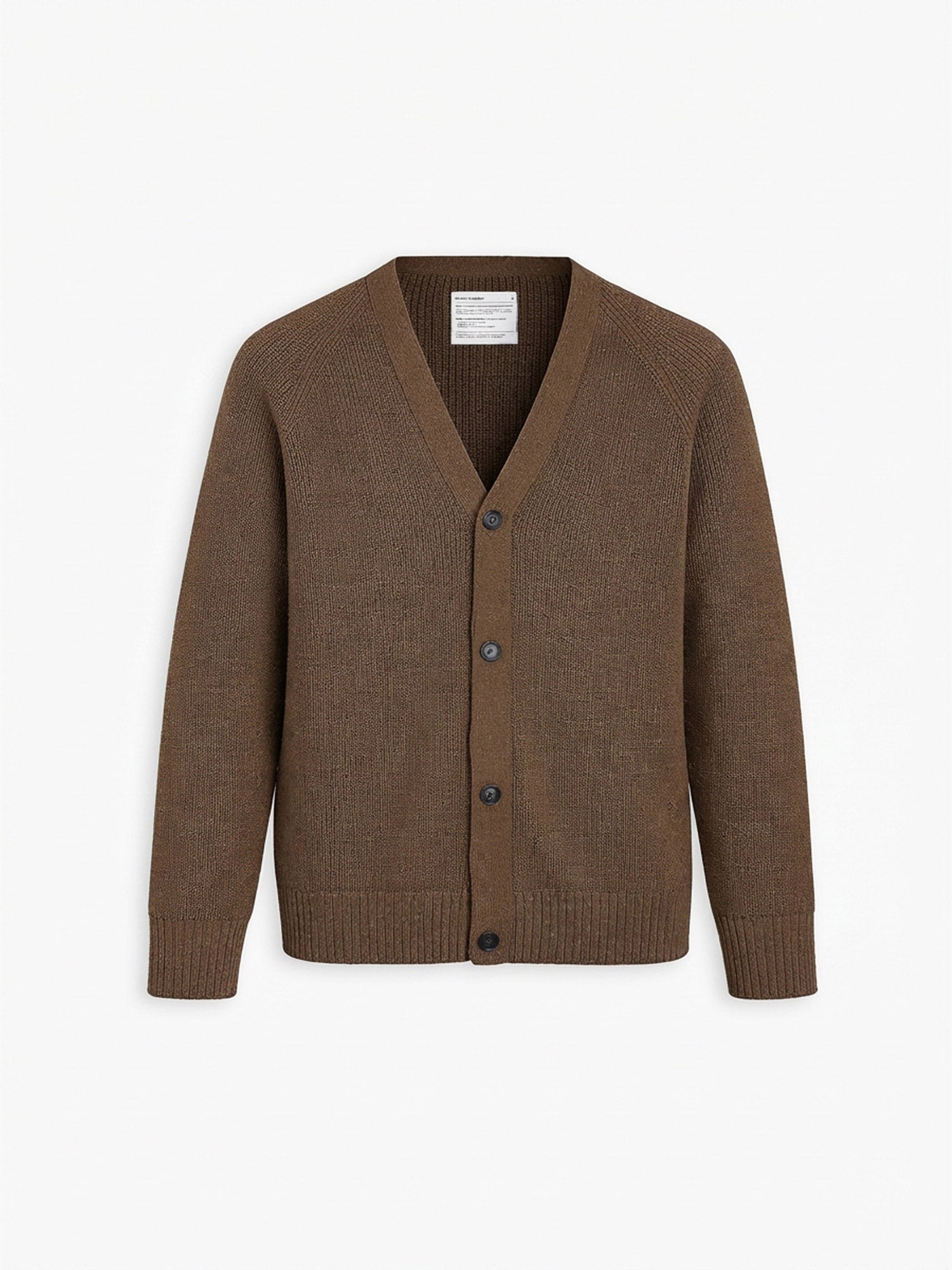 Men's Travel Merino Cardigan - Camel