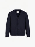 Men's Travel Merino Cardigan - Navy