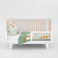 Cotton Muslin Toddler Bedding 3 Piece Set - Mighty Jungle