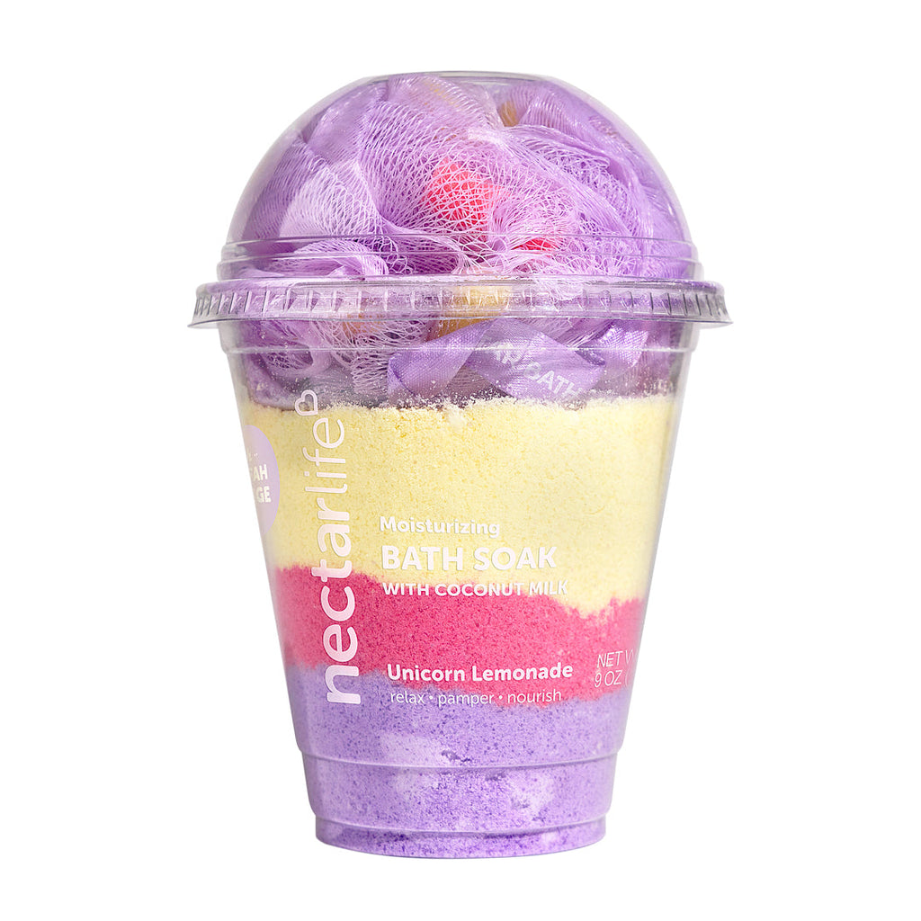 Unicorn Lemonade Moisturizing Milkshake Bath Soak