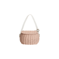 Mini Chari Rattan Bag - Rose