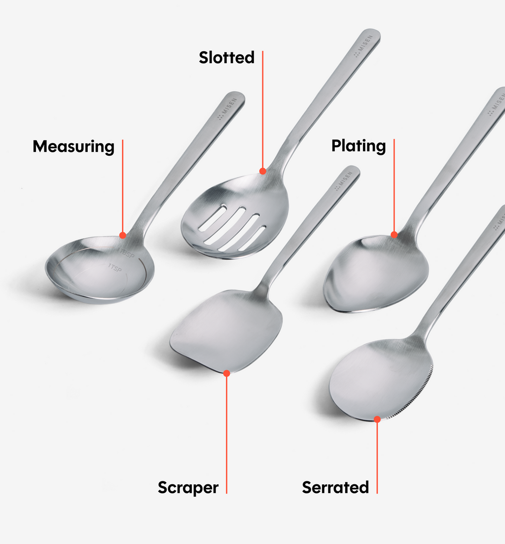 5 PC Chef Spoon Set