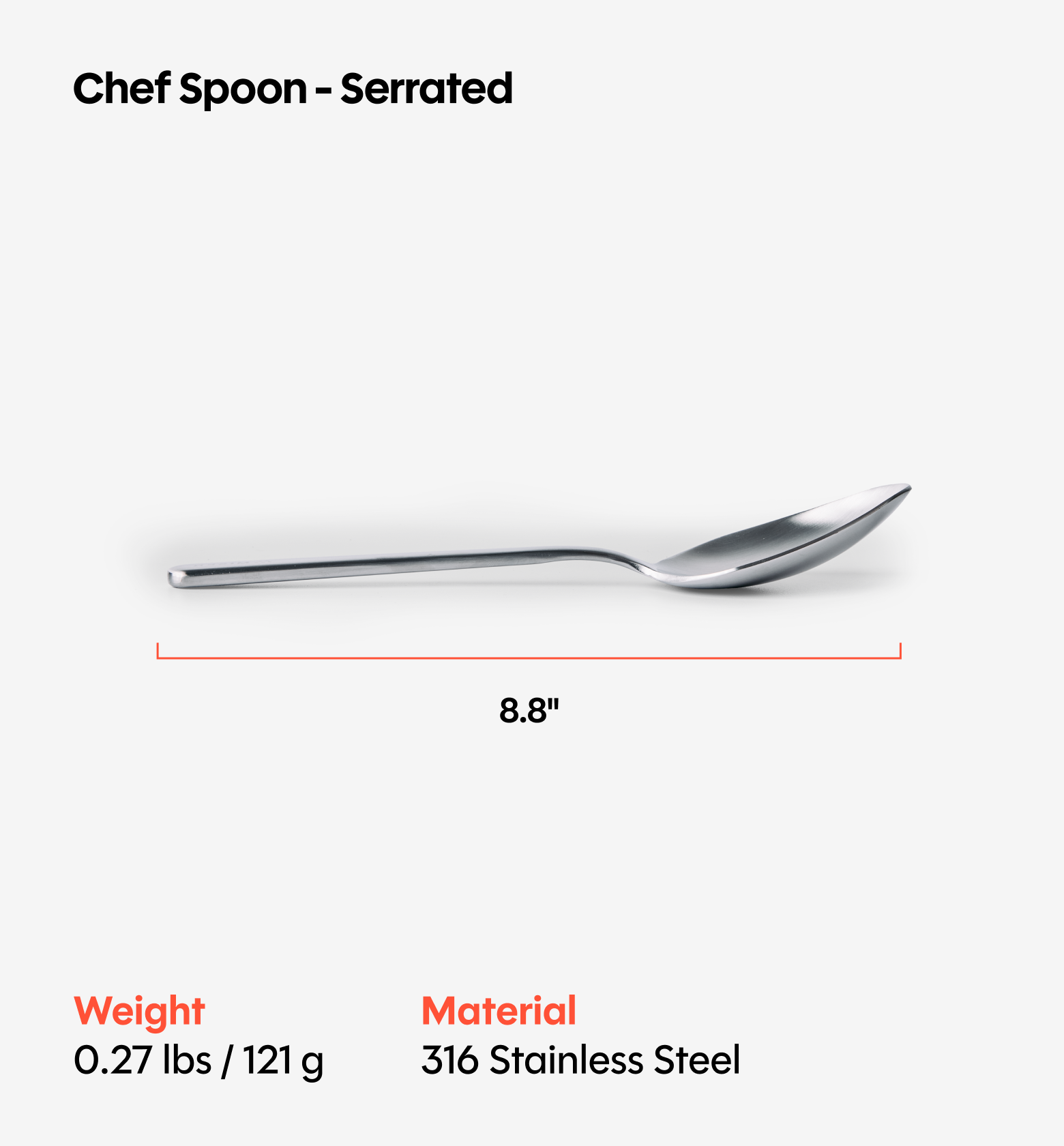 Serrated Chef Spoon