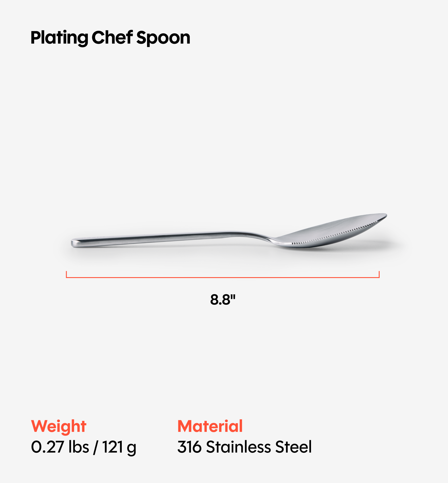 Plating Chef Spoon