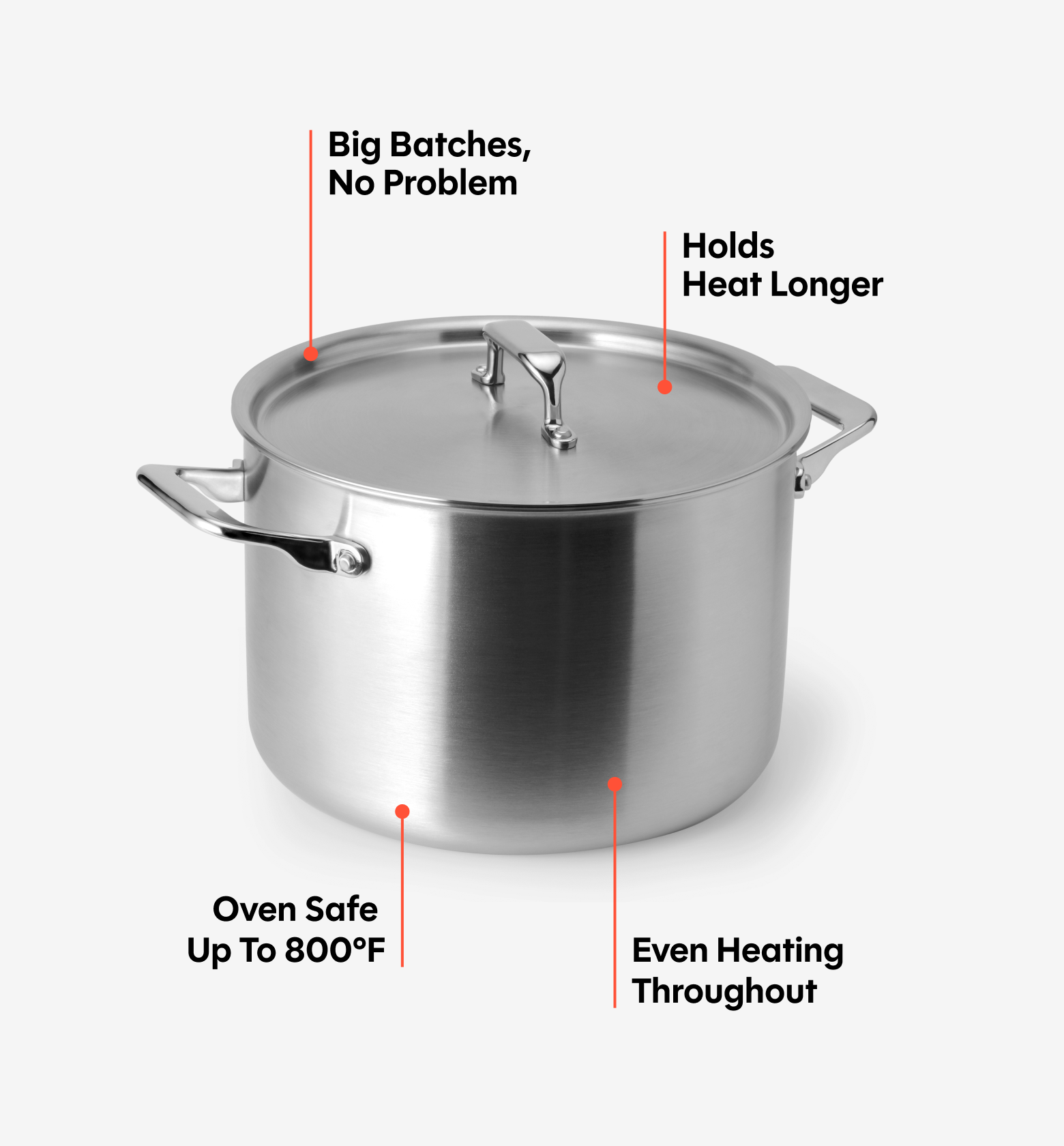 8 QT Stainless Steel Stockpot