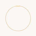 Miyu Story Chain Anklet in Solid Gold