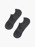 Atlas No Show Sock - Charcoal Heather (AL7)