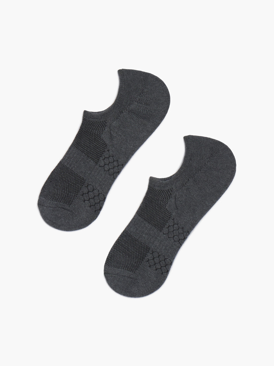 Atlas No Show Sock - Charcoal Heather (AL7)
