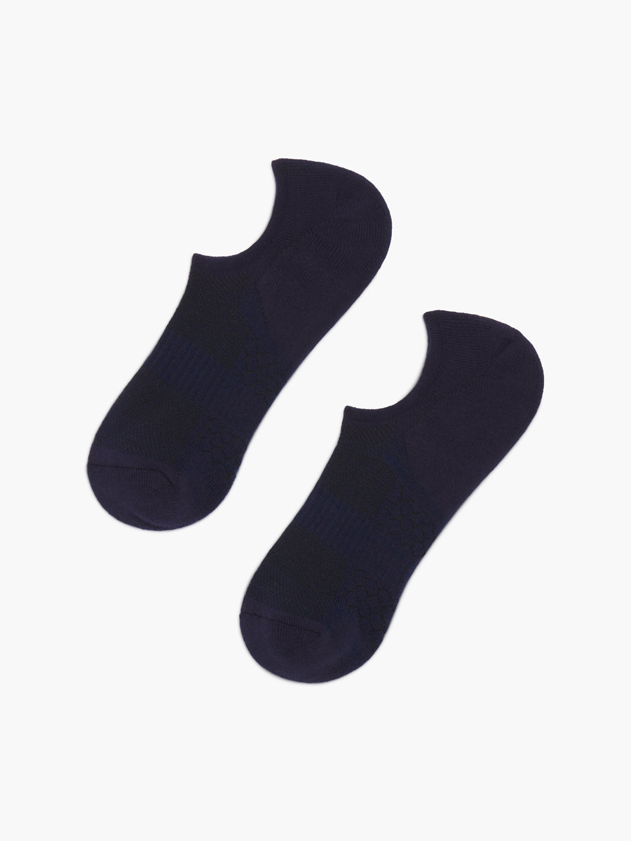 Atlas No Show Sock - Navy (AL7)