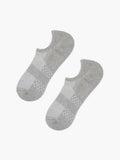 Atlas No Show Sock - Pale Grey Heather (AL7)