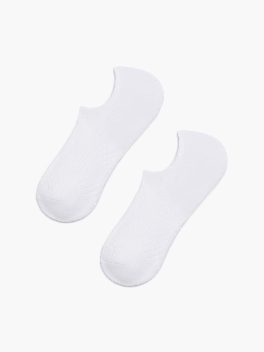 Atlas No Show Sock - White (AL7)