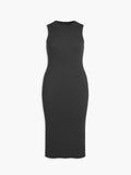 Women's Atlas Sleeveless Ribbed Dress - Slate Grey