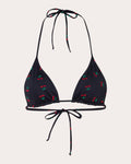 Moa Embroidered Halterneck Bikini Top
