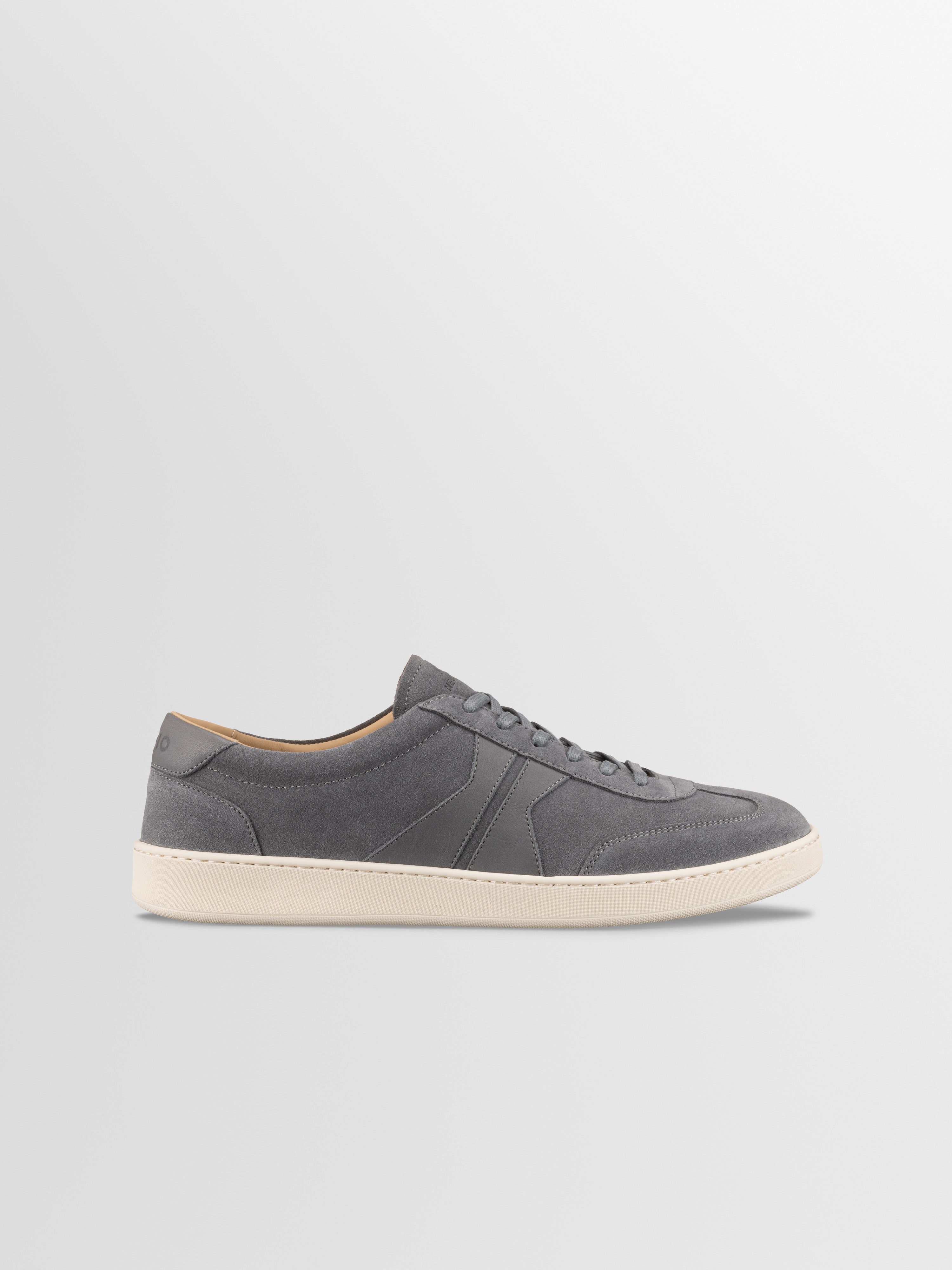 Monza Suede Sneaker in Falcon
