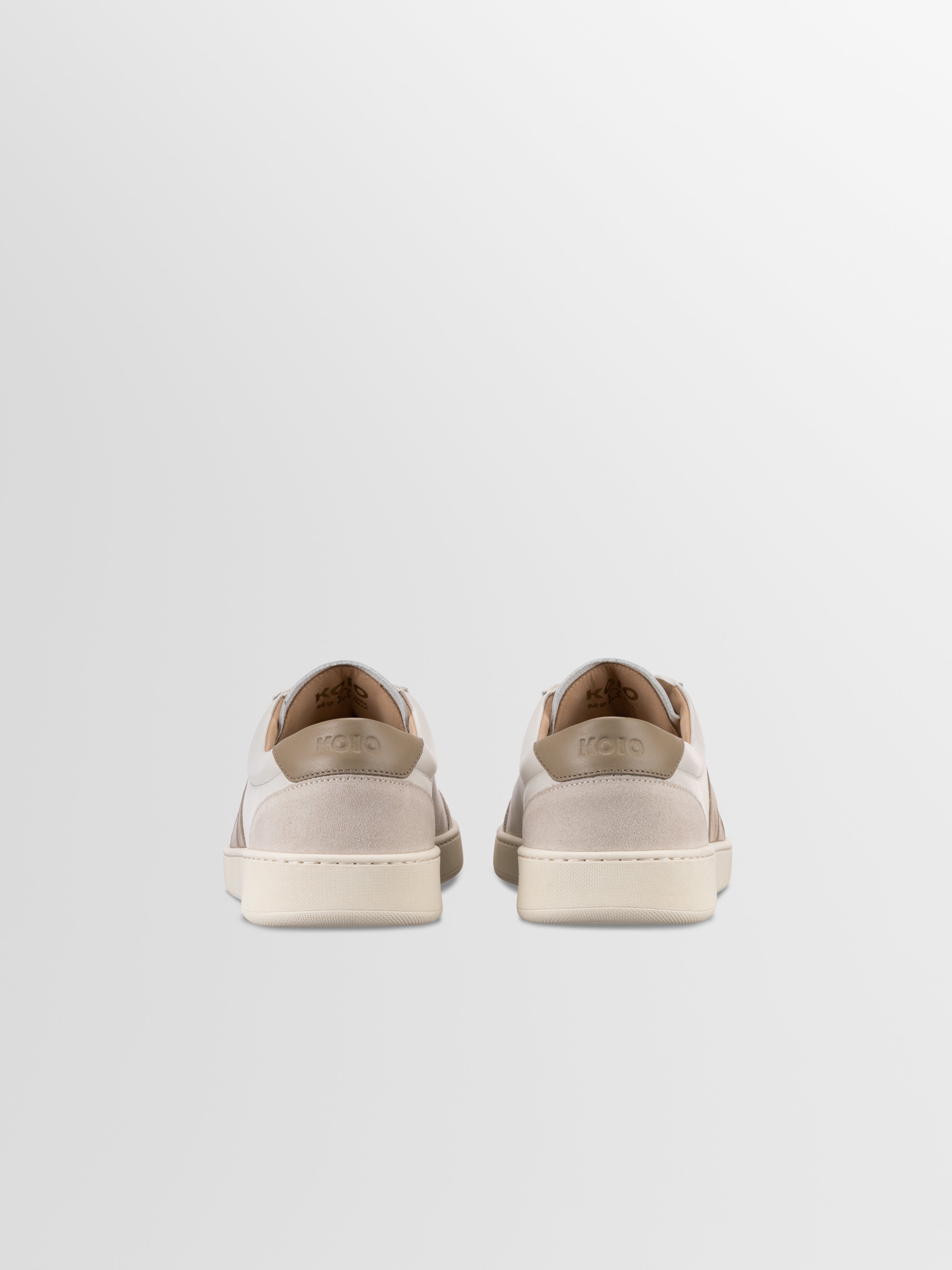 Monza Leather Sneaker in Latte