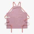 Mulberry Purple Check Crossback Apron