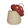 Mushroom Storage Basket - Red