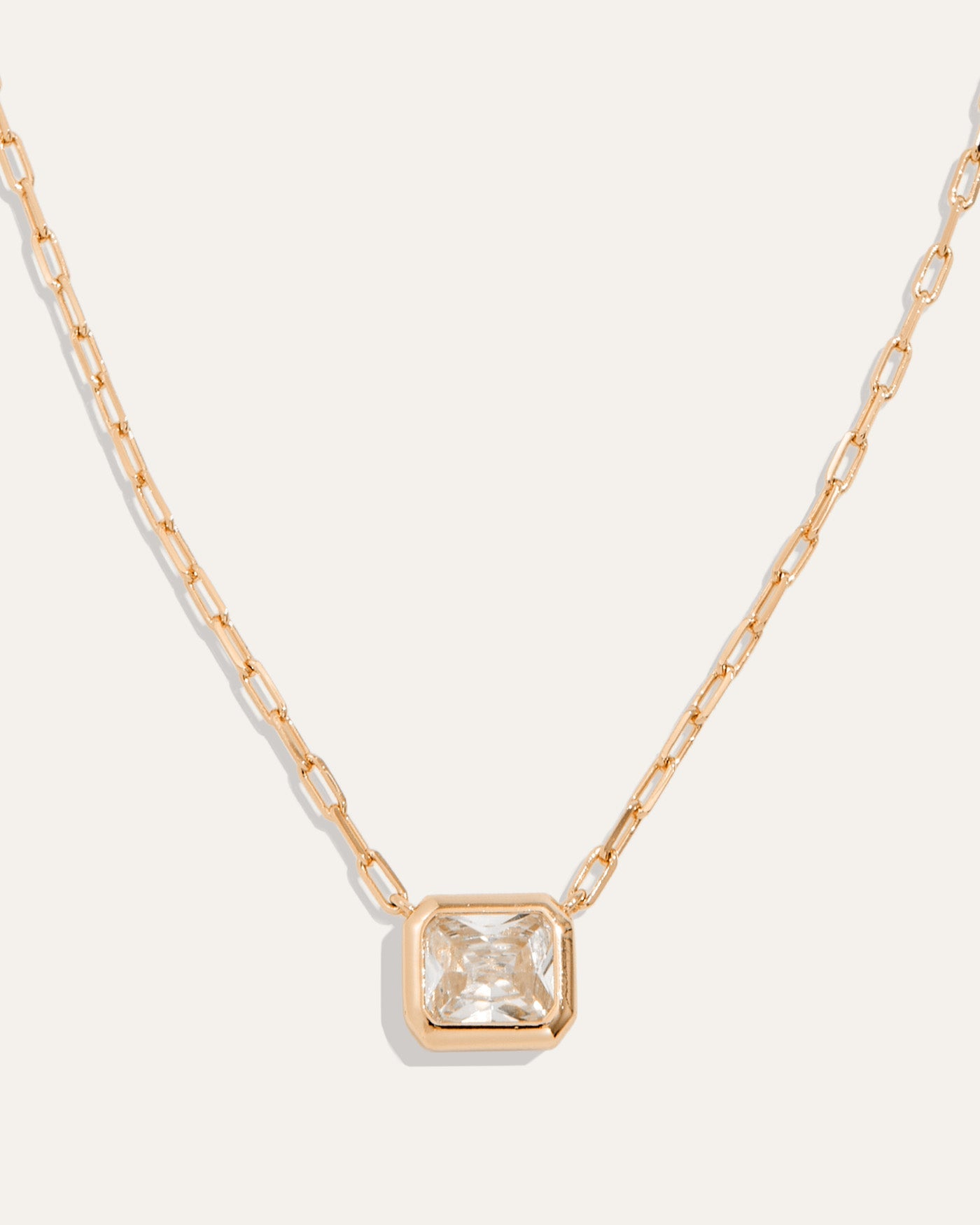 Bezel Set Essential Necklace