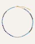 Kate Gemstone Necklace in Blue