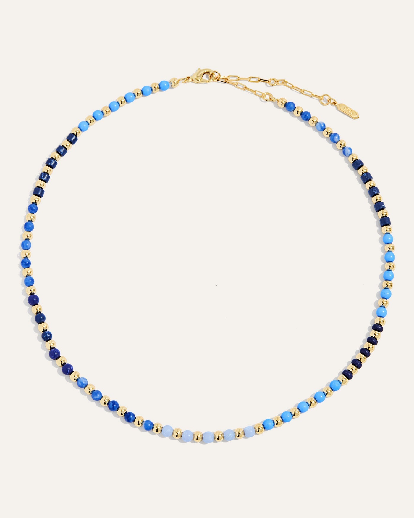 Kate Gemstone Necklace in Blue