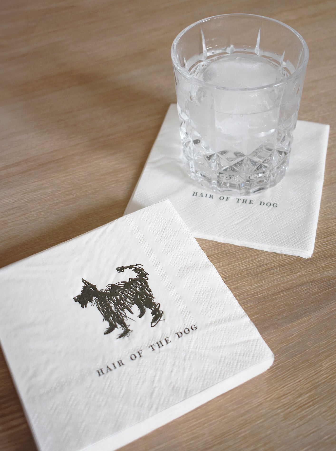 HAIR OF THE DOG COCKTAIL NAPKINS