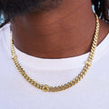 Boston Celtics 8MM Miami Cuban Chain - Gold