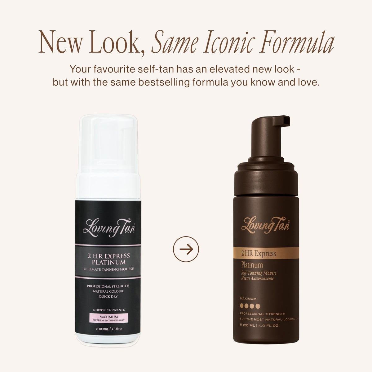 2 HR Express Platinum Self-Tanning Mousse