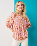 India Bloom  - Artifact Blouse - Soft Rose