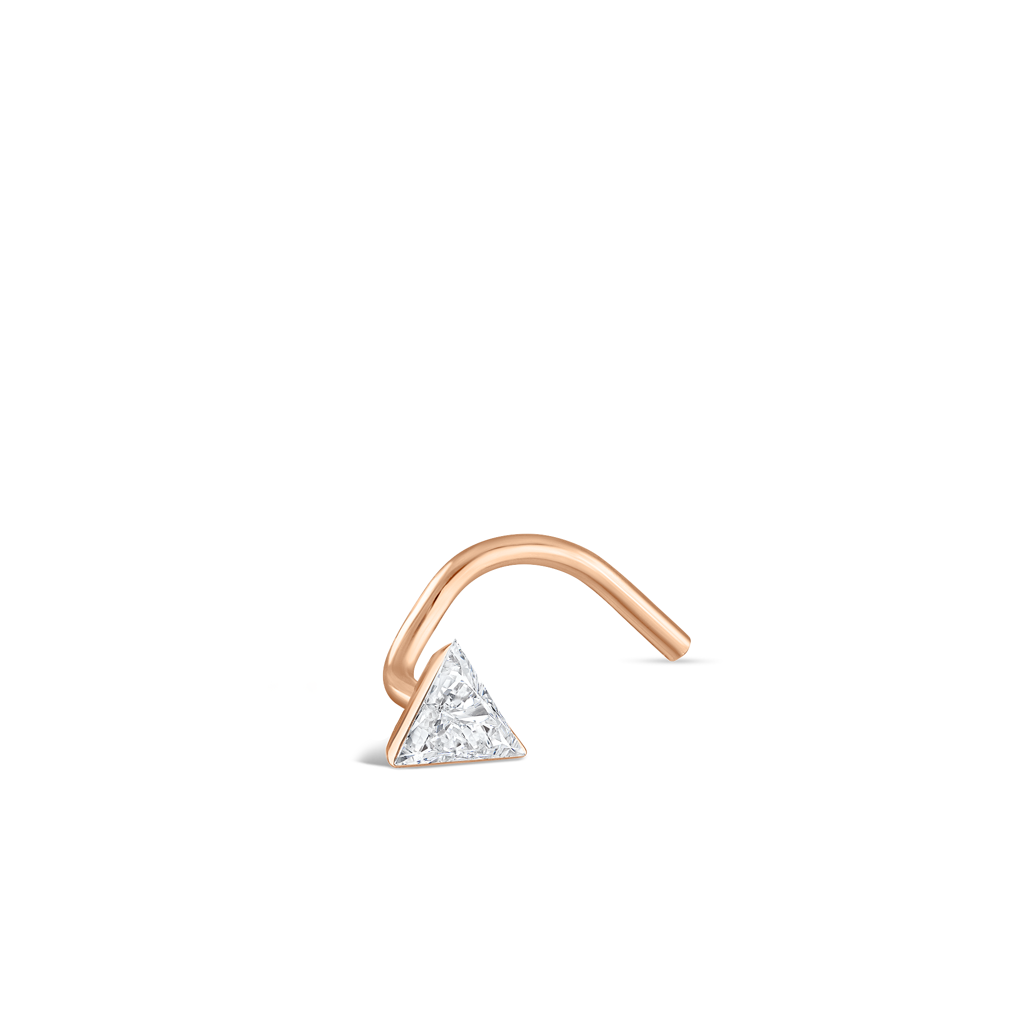 Invisible Set Triangle Diamond Nostril Screw
